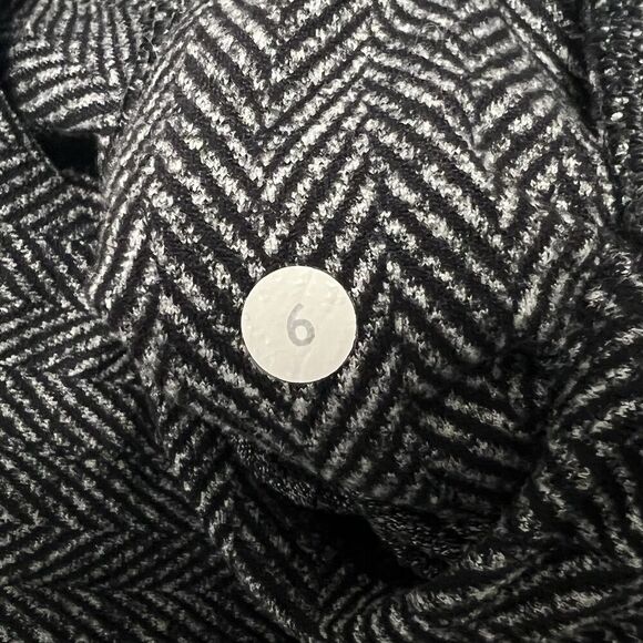 Lululemon herringbone High Waist Tie Gray Pattern Pockets Leggings Pants Size 6 - Picture 9 of 9